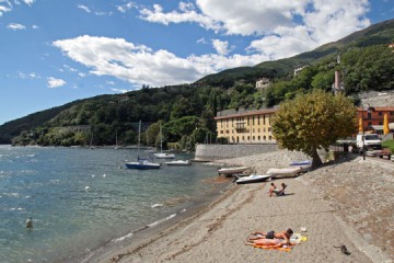 Seidenspinnerei vom Strand aus